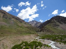 Traversée de la frontière - parc Aconcagua